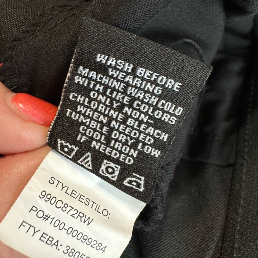 NWT   RYAN WYLDE  BLACK PLUS SIZE: PANTS   30W    #O - Picture 7 of 11